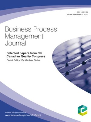 cover image of Business Process Management Journal, Volume 23, Number 4